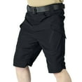 thumbnail image 2 of DPTALR George Men's Military Cargo Shorts Rip Stop Outdoor Shorts #Black Big and Tall Men M, 2 of 5