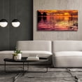 thumbnail image 5 of Epic Graffiti 'Paddling Into The Sunset' by Jonathan Ross, Canvas Wall Art, 60"x30", 5 of 8
