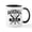 White/Black Inside, variant on CafePress - Baseball Dad Mug - 11 oz Ceramic Mug - Novelty Coffee Tea Cup