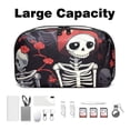 thumbnail image 3 of Skeleton Waterproof Oxford Cloth Charger Pouch Storage Box PC Case Cable Box Organizer Kitchen Cord Organizer 5.9x9.44x3.14 in, 3 of 6