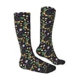 thumbnail image 3 of Balery Snake And Flower Printed Novelty Socks Men's Women's Crew Socks Sports Socks Knee High Socks Cotton Socks Quirky and Cool Socks, 3 of 9