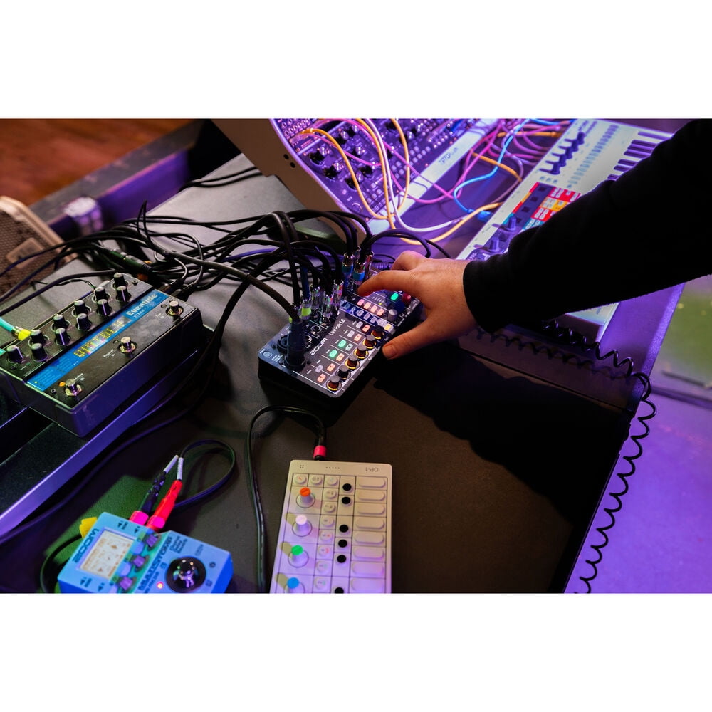 Zoom LiveTrak L-6 Portable 6-Channel Digital Mixer and Multitrack Recorder + Audio-Technica ATH-M20x Professional Studio Monitor Headphones, Black + Cleaning kit + USB C to Male USB C Cable