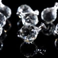 thumbnail image 3 of SIEYIO 2Pcs Faceted Clear Crystal Glass Ball Finial Lamp Top Cap Screw with Base Threaded Table Floor Lampshade Finials Topper Knob Decoration, 3 of 8