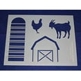 thumbnail image 3 of Farming Stencils Mylar 2 Pieces of 14 Mil 8" X 10" - Painting /Crafts/ Templates, 3 of 4