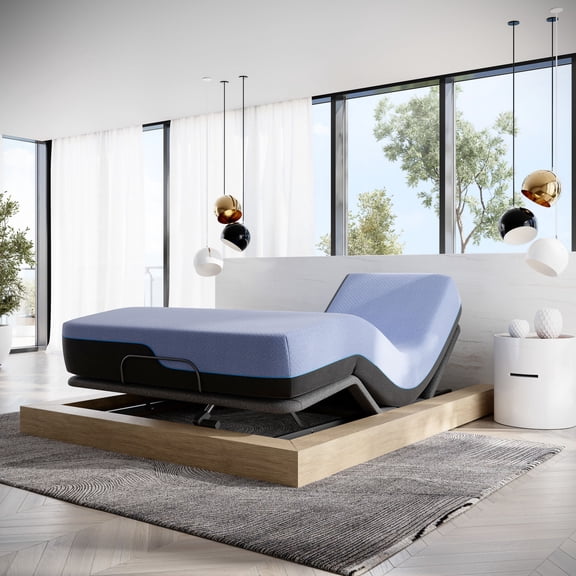 Breathable Blue Ice Yarn Cover, Fast Responding Latex Foam - King Mattress for All-Night Cooling