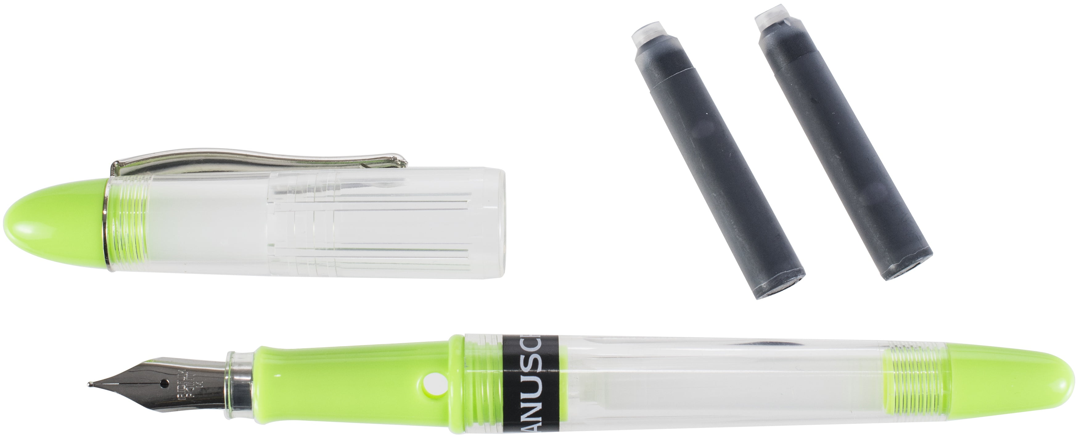 Manuscript Clarity Fountain Pen Green