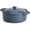 Grayish Blue, variant on FUN ELEMENTS Casserole Dish, 2 Quart Lace Emboss Casserole Dish with Lid, Oven to Table Ceramic Round Serving Dish with Handles for Dinner and Party, Thanksgiving Christmas Gifts(Christmas Red)