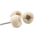 thumbnail image 2 of HUGFEGWE Wool Felt Buffing Grinding Wheel Grinder Head Bur Bit Compatible with Rotary Tool Accessories Attachment for Jewelery Metal Glass Polishing Bit, Pack of 20 CJB91-14280, 2 of 4