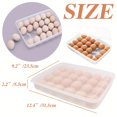 Securely Protected NEWKBO BPAFree 2Pack Clear Egg Trays with Lids for