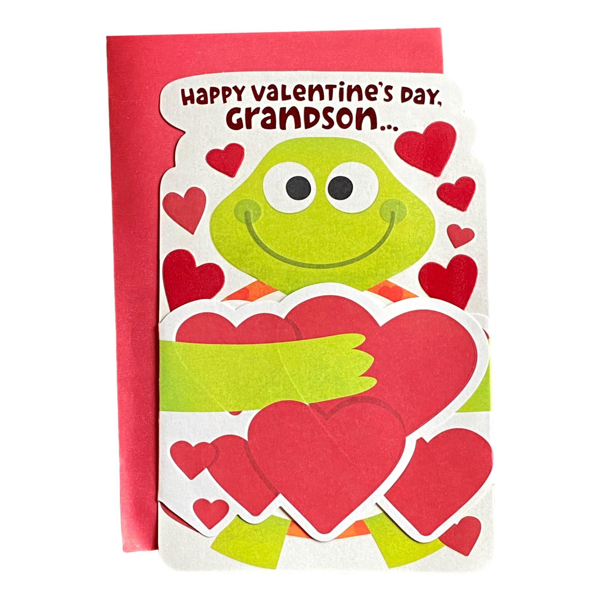 Valentines Greeting Card 27022 For A Special Grandson 