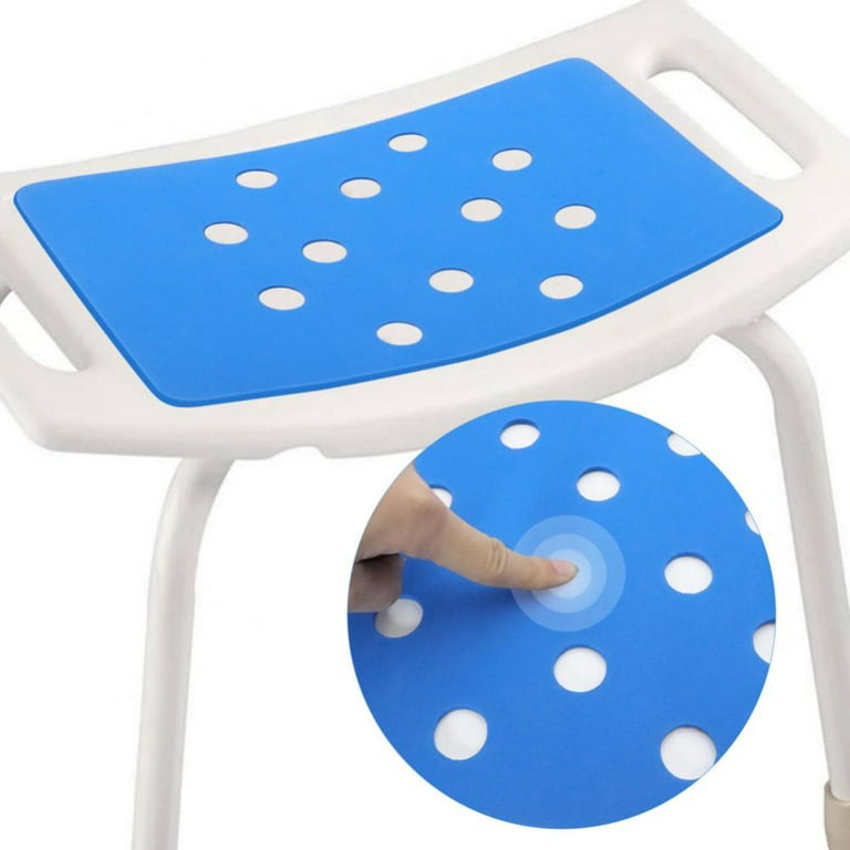 Shower Chair Pad Cover Bath Seat, Padded Shower Bench Seat Mat 15 x 12  inches, Waterproof Transfer Bench Cushion,Stickable Soft Foam Fit Bath  Stool