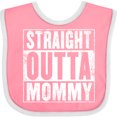 thumbnail image 3 of Inktastic Straight Outta Mommy Funny Boys or Girls Baby Bib, 3 of 4