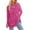 Hot Pink, variant on Kaemgyyd Sequin Tops for Women Casual Sparkly Long Sleeve Crewneck Tops Oversized Loose Glitter Fall Fashion Clothes Trendy Outfits
