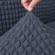thumbnail image 4 of Funda sofá 1 plaza Funda sofá elástica gris con 1 funda de almohada JAMW Sencillez, 4 of 5