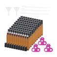 thumbnail image 4 of Botella Vial de vidrio cosmético Colco contenedor recargable Roll On para aceites esenciales aceites corporales hogar viaje 100 piezas, 4 of 8