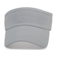 thumbnail image 4 of Dwellite Women Sun Visor Hat Sport Wear Athletic Visor Sun Sports Visor Hat Visor Adjustable Light Gray, 4 of 6