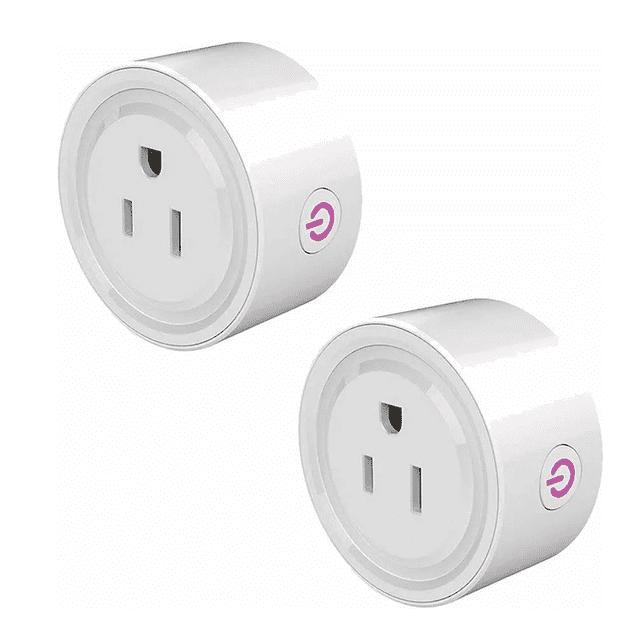 Enchufe Inteligente Wifi Smart Plug Para Alexa Google Home Blanco 2 pz
