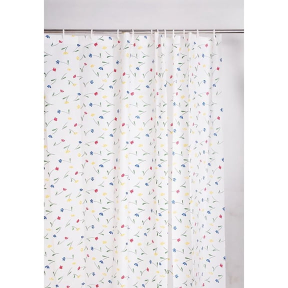Shower Curtain PEVA Waterproofing Shower Curtain Mildew Bathroom Curtain Wave Window Tulle Home Luxury（180*200cm/70.8*78.7in）