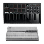 Akai Professional MPK Mini MK III 25-key Special Edition Black MIDI Keyboard Controller with Decksaver MPK Mini MK III Cover Bundle