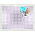 thumbnail image 2 of PinPix 20x15 Custom Cork Bulletin Board Light Purple Dots Poster Board Has a Fabric Style Canvas Finish, Framed in Light Purple Dots, by ArtToFrames (PinPix-503), 2 of 6
