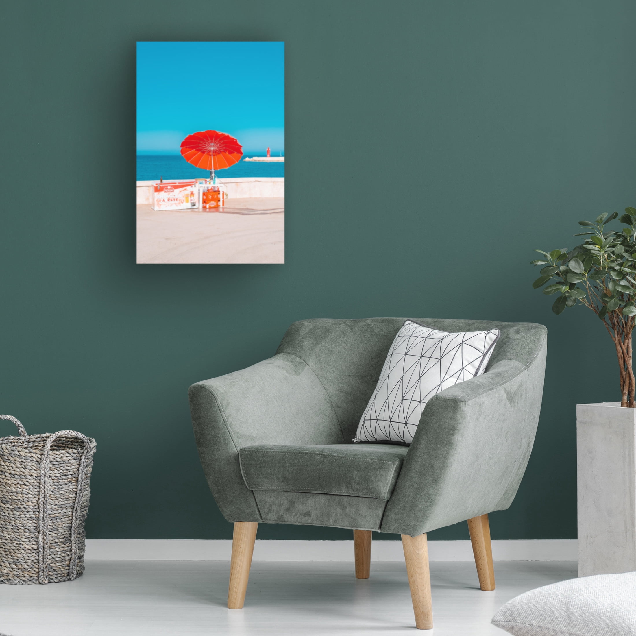 Trademark Fine Art Roberto Ruoli Red Summer Canvas Wall Art