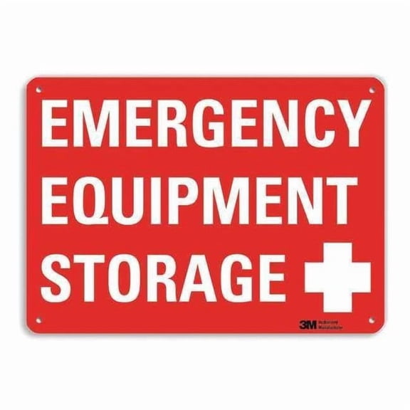 Lyle Emergency Sign,7 in x 10 in,Aluminum U7-1070-NA_10x7