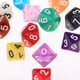 thumbnail image 3 of Juego de 20 dados poliédricos numéricos, perfecto para juegos de mesa y material escolar., 3 of 9