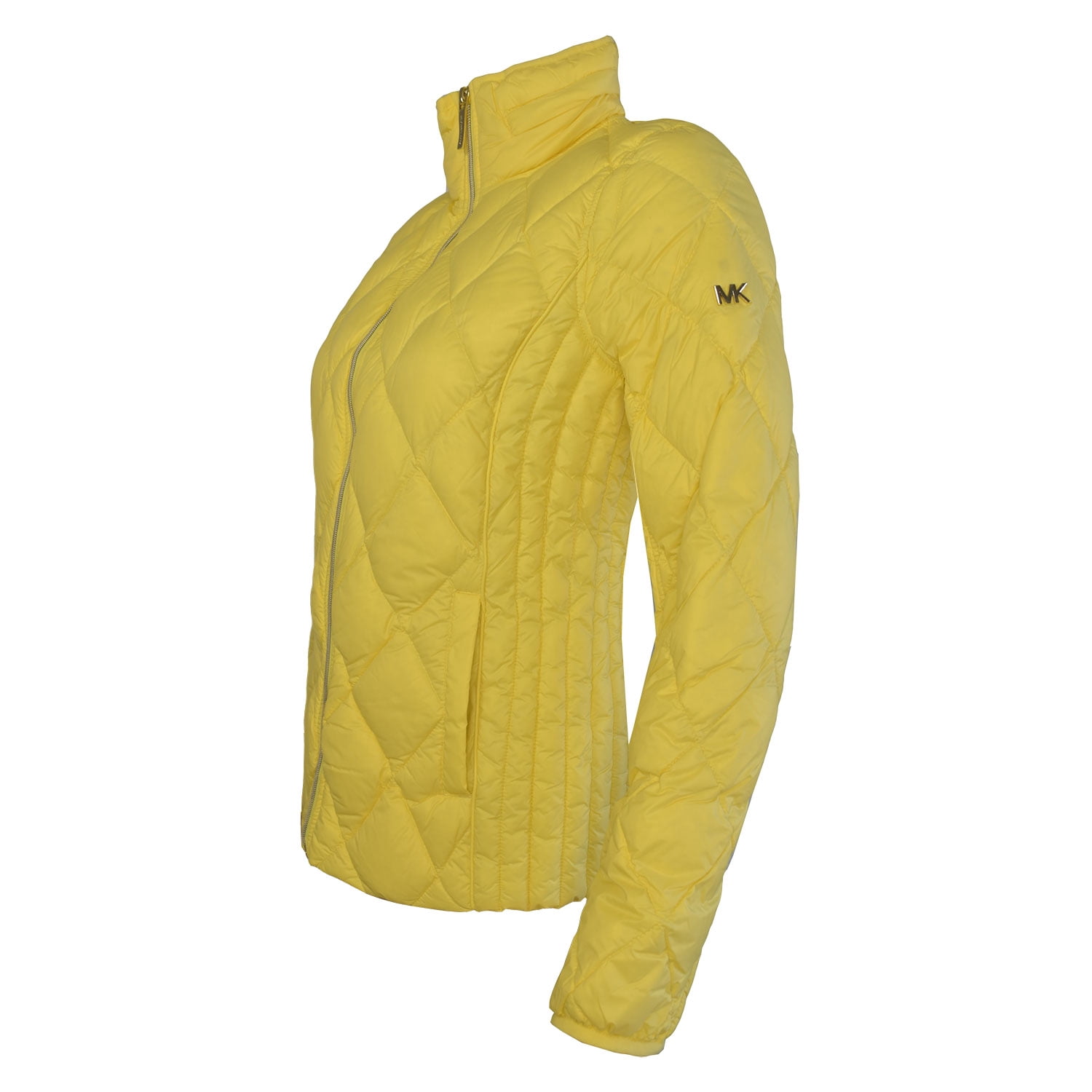 michael kors parka womens yellow