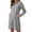 Black, variant on Mlkoz Fall Dresses for Women Casual Striped Collared Shirt Dress Long Sleeve With Pockets Fitted Waist Daily Wear