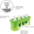thumbnail image 4 of Indians Popsicle Molds (Set of 4) - Mess-Free Silicone Ice Pops with Reusable Sticks for Freezer Snacks / Dishwasher-Safe & BPA-Free, 4 of 5