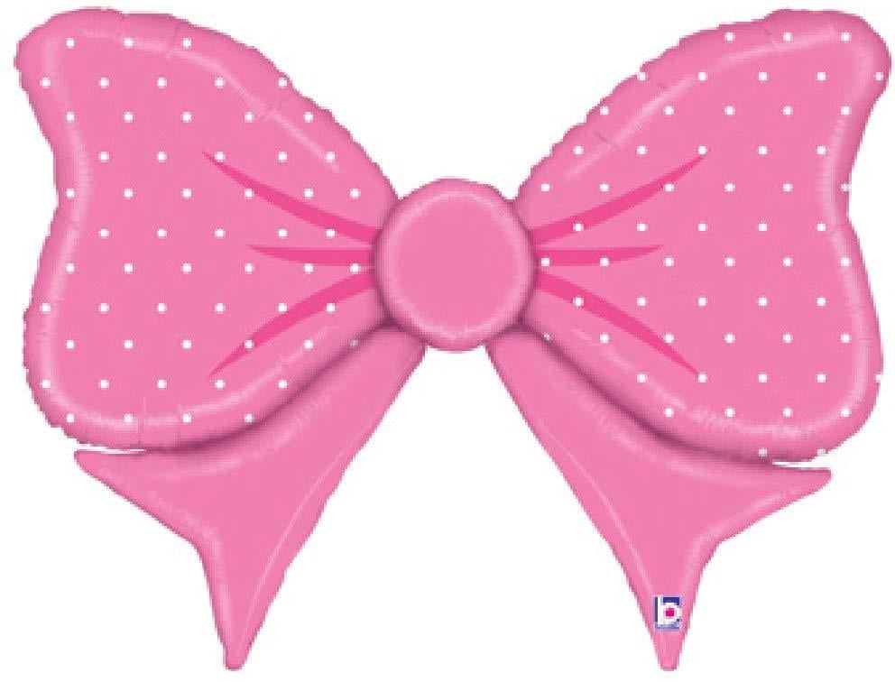 42" Baby Girl Pink Bow Balloon