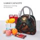 thumbnail image 5 of Easygdp Banana Leaf Meditating Gorilla Bolsa de Almuerzo Insulada Grande, Forro de Aluminio, Diseño Espacioso, a Prueba de Fugas, Ideal para Trabajo, Picnics, Viajes y Actividades al Aire Libre, 5 of 6
