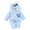 Light Blue, variant on SRZYMJ Baby Newborn Jumpsuit Footie Hooded Thicken Winter Bunting Outwear Snowsuit Pajamas for Girls Boys Pink 6-12 Months