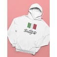 thumbnail image 3 of Buon Ferragosto Italy Flag Hoodie Women -Image by Shutterstock, Female 5X-Large, 3 of 4