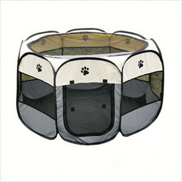 Portable Pet Playpen Oxford Dog Rabbit Tent, Indoor And Outdoor Portable Pet Cage Foldable Pet Exercise Pen Tents Dog Kennel House Playground For Puppy Dog
