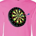 thumbnail image 4 of Inktastic Dart Board Long Sleeve T-Shirt, 4 of 5