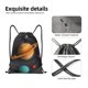 thumbnail image 4 of Fotbe Solar System Paper Art Bolsa Mochila con Cordón Estampada, Bolsa de Gimnasio Deportiva, Bolsa Cinch, Bolsa con Cordón para Hombres y Mujeres-Medium, 4 of 6