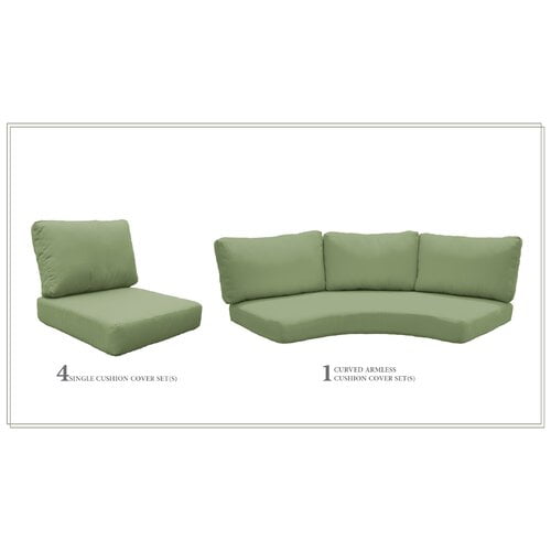 High Back Cushion Set for FAIRMONT-06j in Cilantro