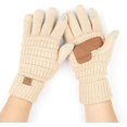 thumbnail image 1 of Gant Côtelé Solide pour Femme avec Embouts Intelligents (G-20)(G-33), 1 of 2