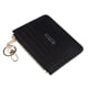 thumbnail image 1 of Cartera corta de cuero para mujer, tarjetero, minicartera informal, monedero Negro Hugo Cartera corta para mujer, 1 of 8