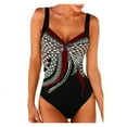 thumbnail image 1 of Maillot de Bain une Pièce à Imprimé pour Femme, Maillot Rétro Vintage, Tenue de Plage, Maillot de Bain, 1 of 2