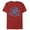 Red, variant on Men's Marvel Avengers: Endgame Smudged Logo Graphic Tee Red Large