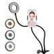 thumbnail image 5 of Anillo de luz para selfies de 9 cm y 3 colores, luz de relleno LED y soporte para teléfono, control de brillo de 10 niveles, 5 of 8