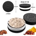 thumbnail image 2 of OWLSTEM Black Grinder,2 Pack, 2.2 Inch Biscuit Shape Design, 2 of 4