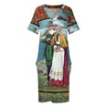 thumbnail image 3 of Vestido usado con bolsos para mujer para lucir con los mejores deseos de Acción de Gracias, ideal para fiestas de graduación y juegos., 3 of 6