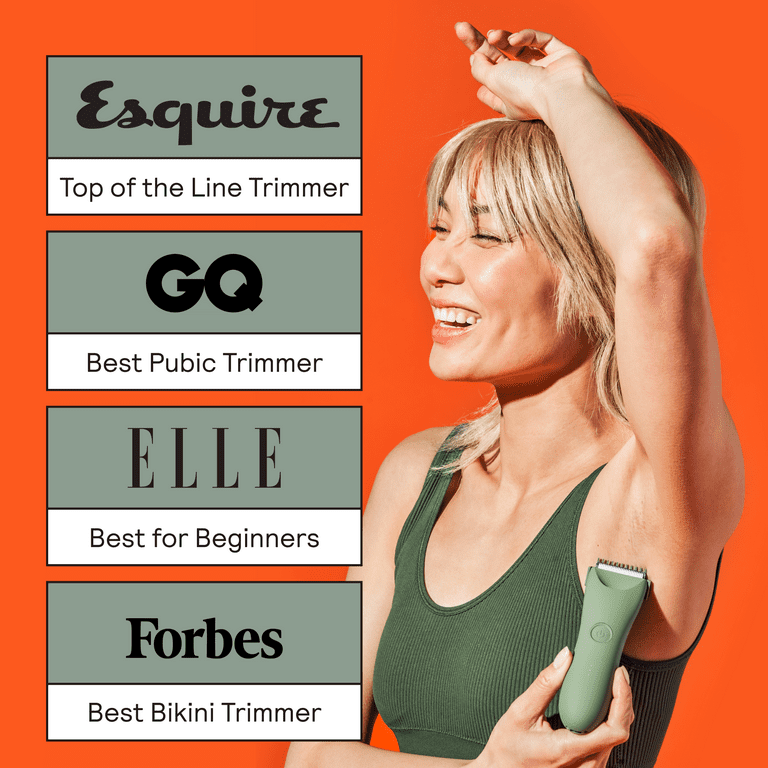 Meridian New Trimmer Plus Body Hair for Men Women, Bonus Travel