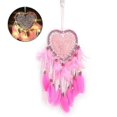 thumbnail image 1 of Pendentif Décoratif Attrape-Rêves Plume Ornement Lumineux Design en Forme de Cœur Attrape-Rêves compatible Chambre Newway, 1 of 5