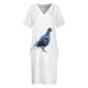 thumbnail image 4 of Vestido holgado con bolsillos de Street Pigeon, conjuntos de playa para mujer, vestidos de mujer, bonitos vestidos de fiesta elegantes para mujer 2025, 4 of 7