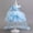 Blue, variant on DAETIROS Girls Formal Flower Girl Dress One Shoulder Princess Party Dress with Sparkly Tulle & Ruffled Train for Kids, Wine,Size 3-4T