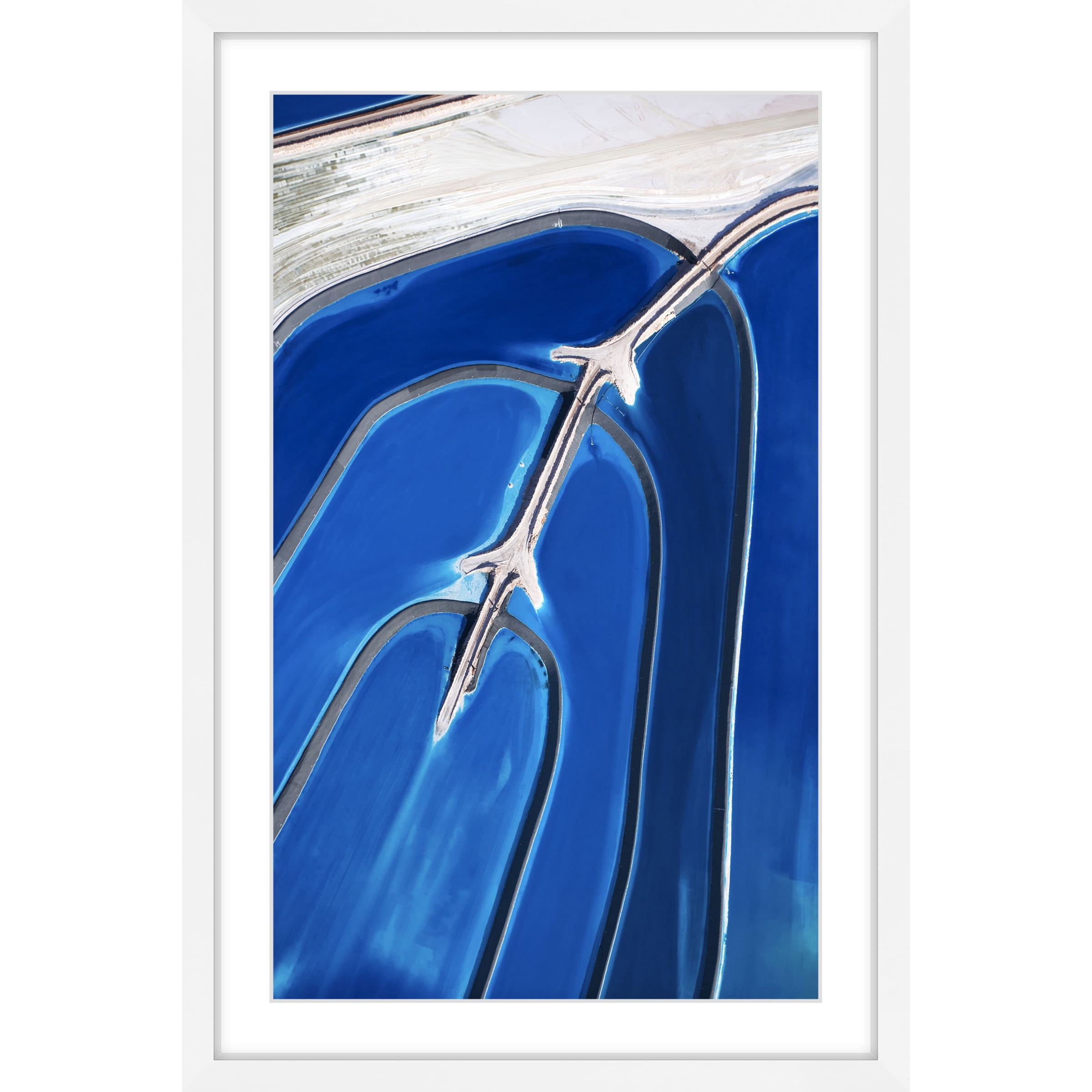 Marmont Hill "Blue Lagoons" Framed Painting Print